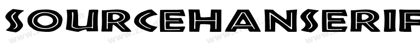 sourcehanserifsc ex字体转换